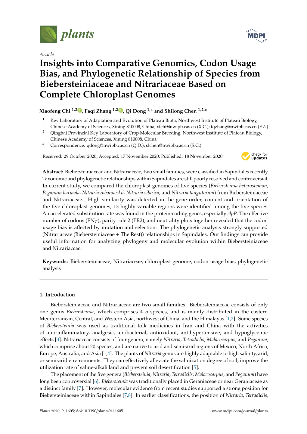 Insights Into Comparative Genomics, Codon Usage Bias, And