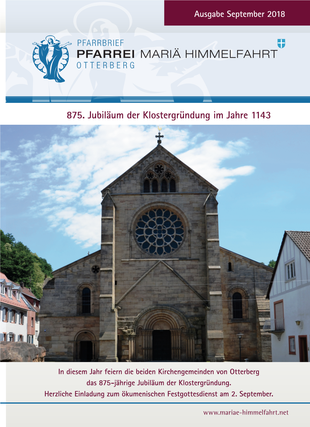 875. Jubiläum Der Klostergründung Im Jahre 1143