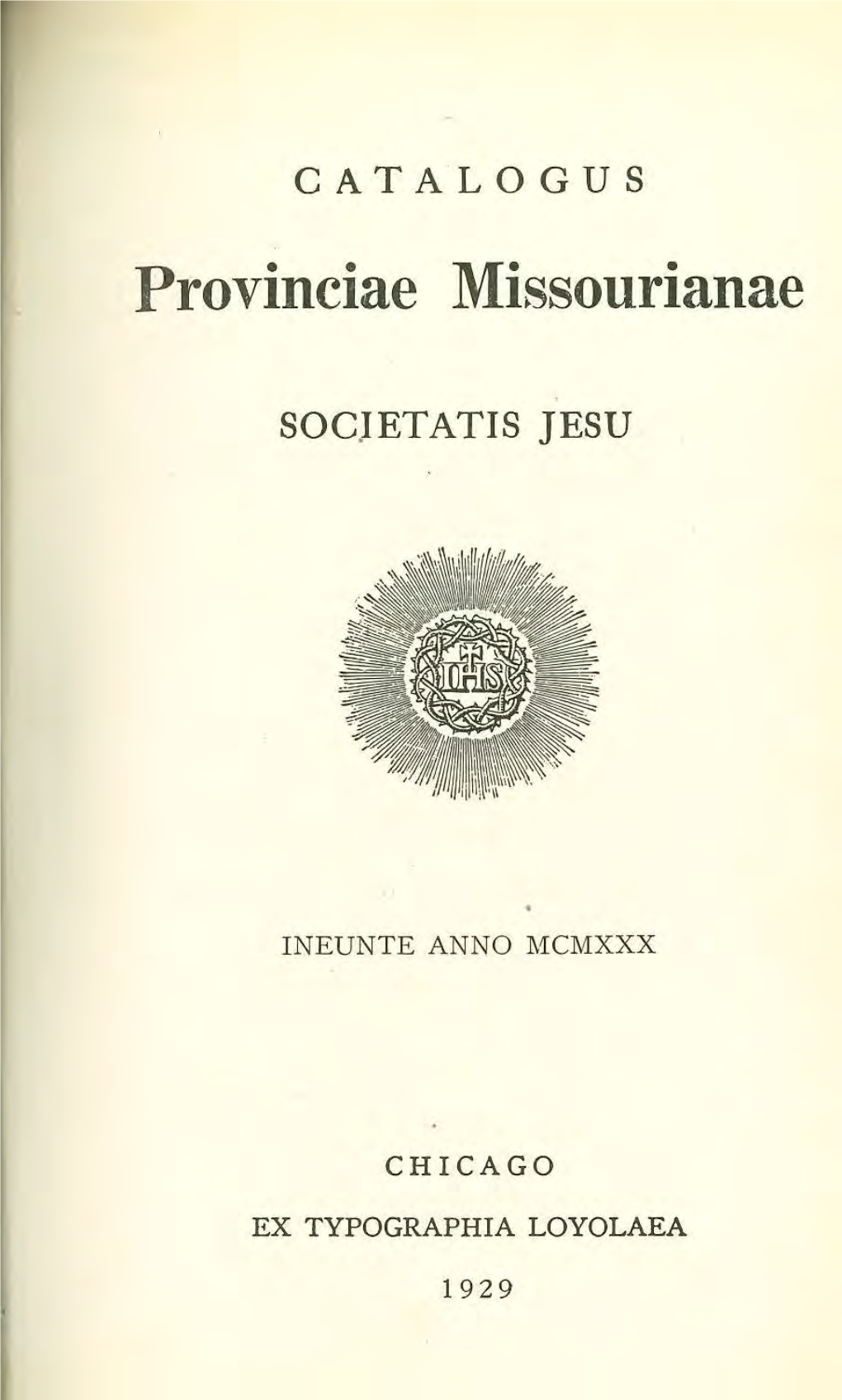 Provinciae Missourianae