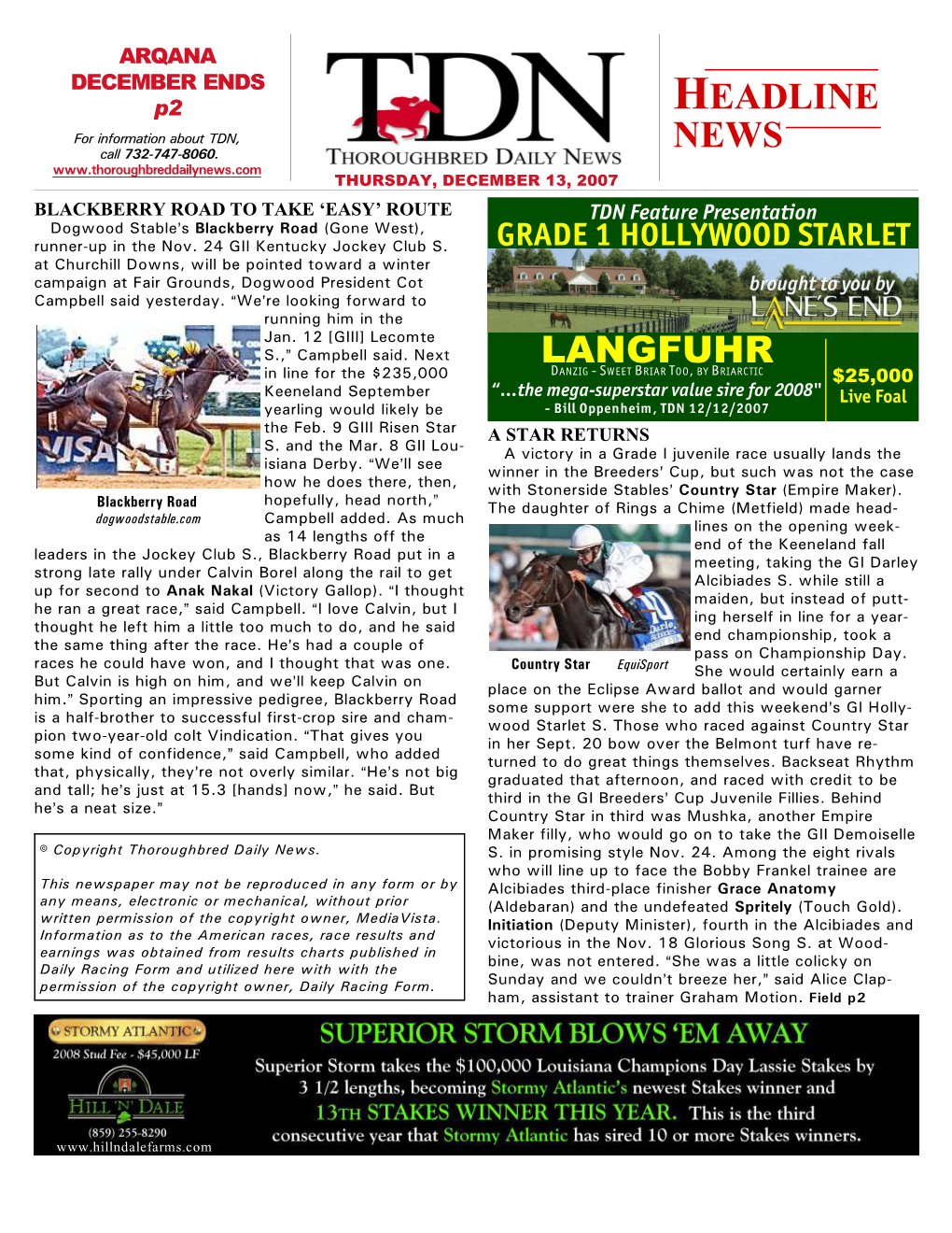 Langfuhr Headline News