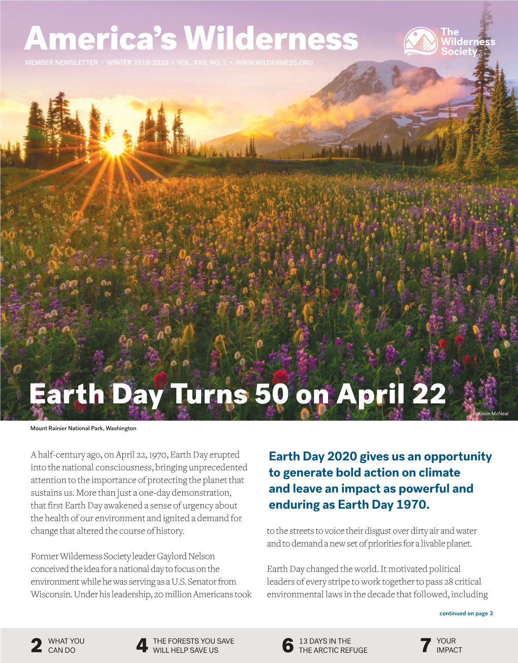 Earth Day Turns 50 on April 22 © Kevin Mcneal