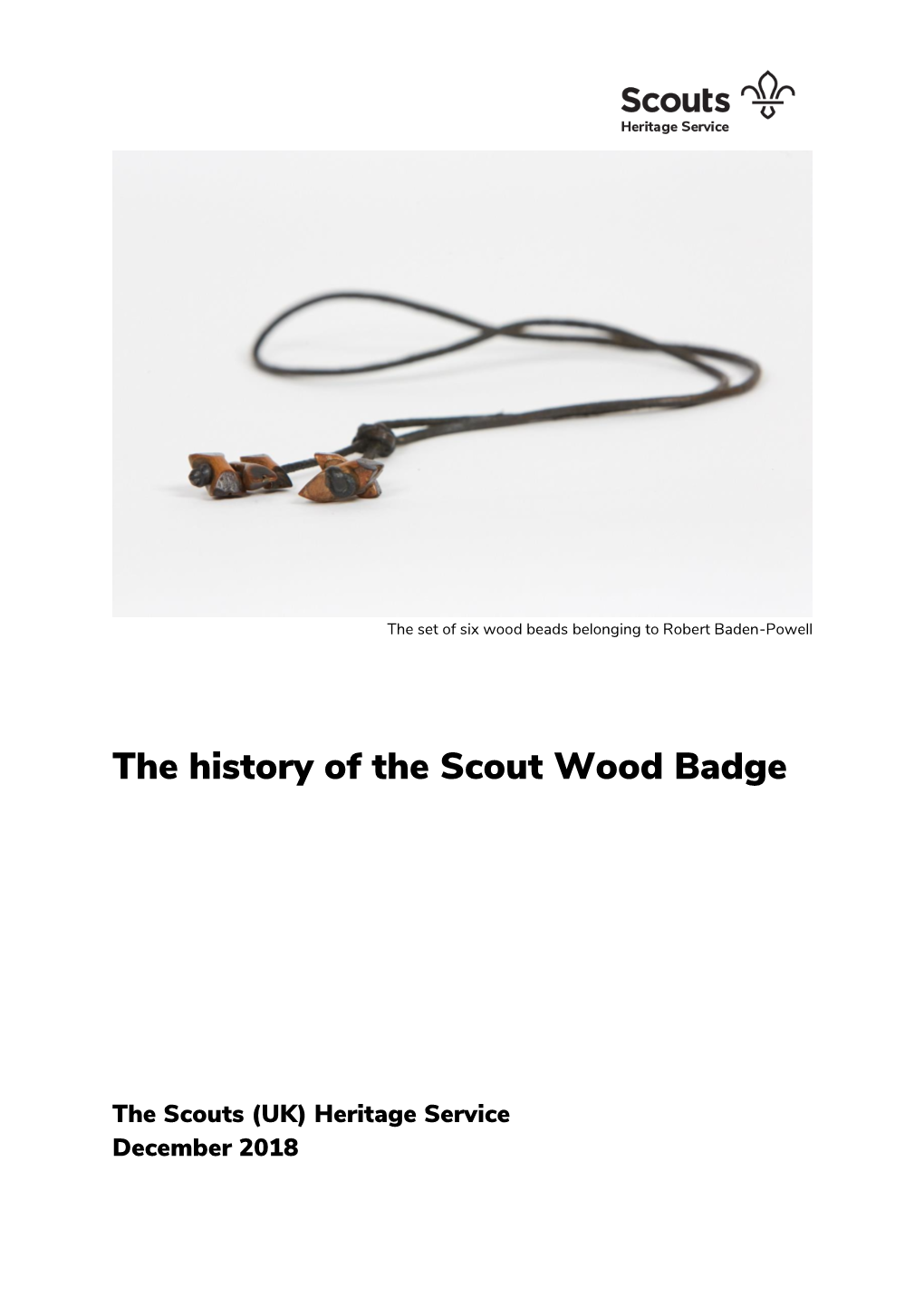 The History of the Scout Wood Badge