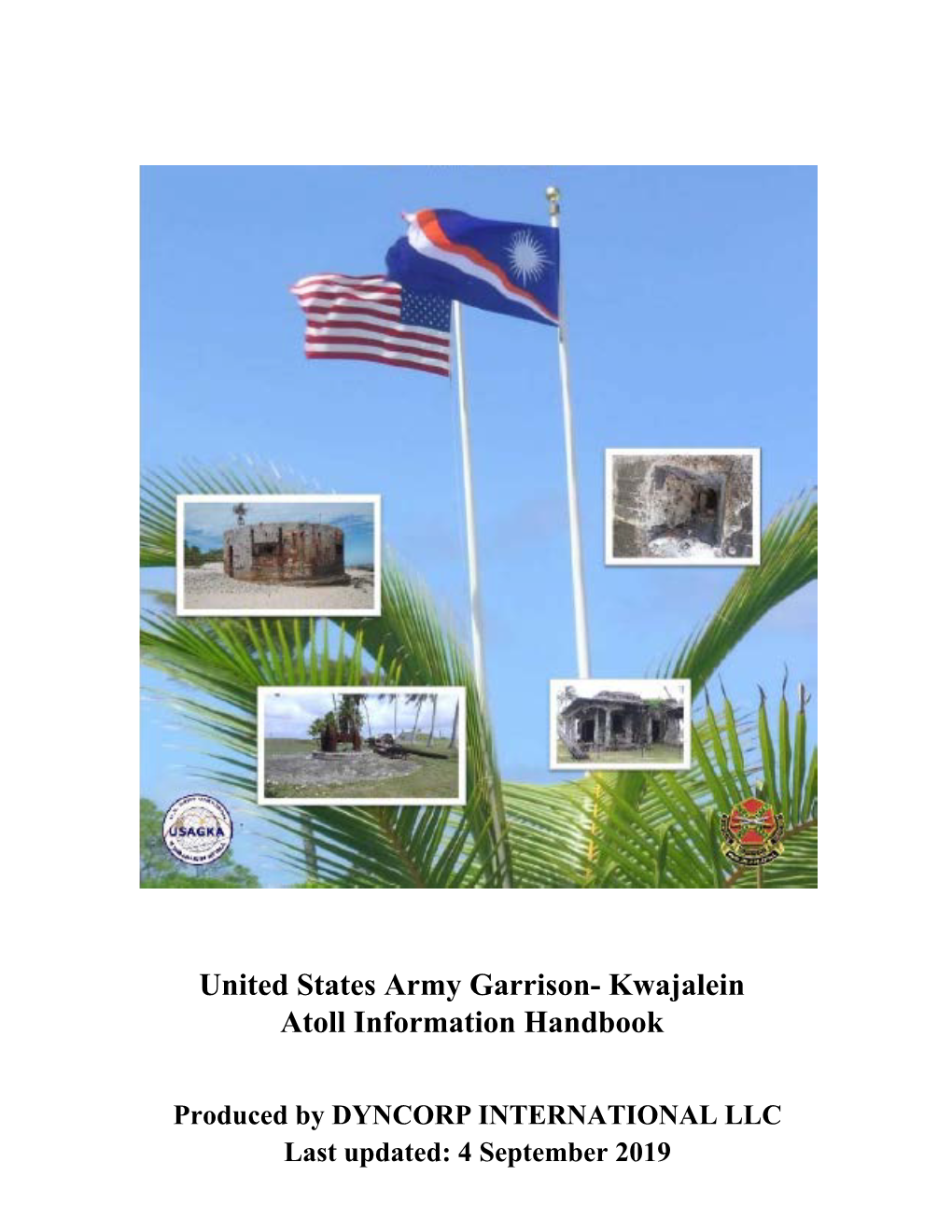 United States Army Garrison- Kwajalein Atoll Information Handbook