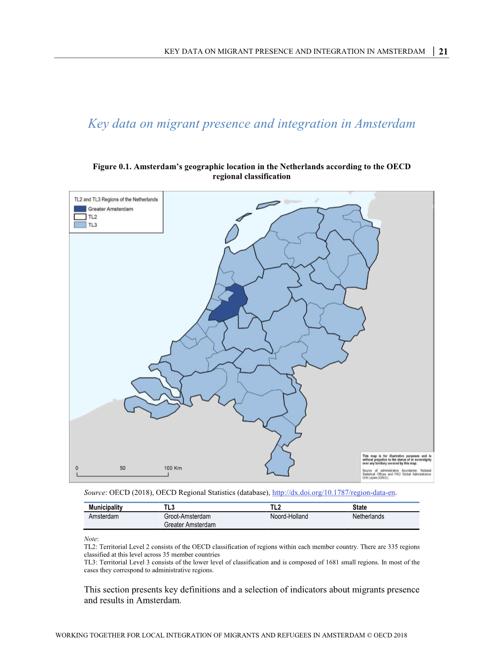 Key Data on Migrant Presence and Integration in Amsterdam 21 │
