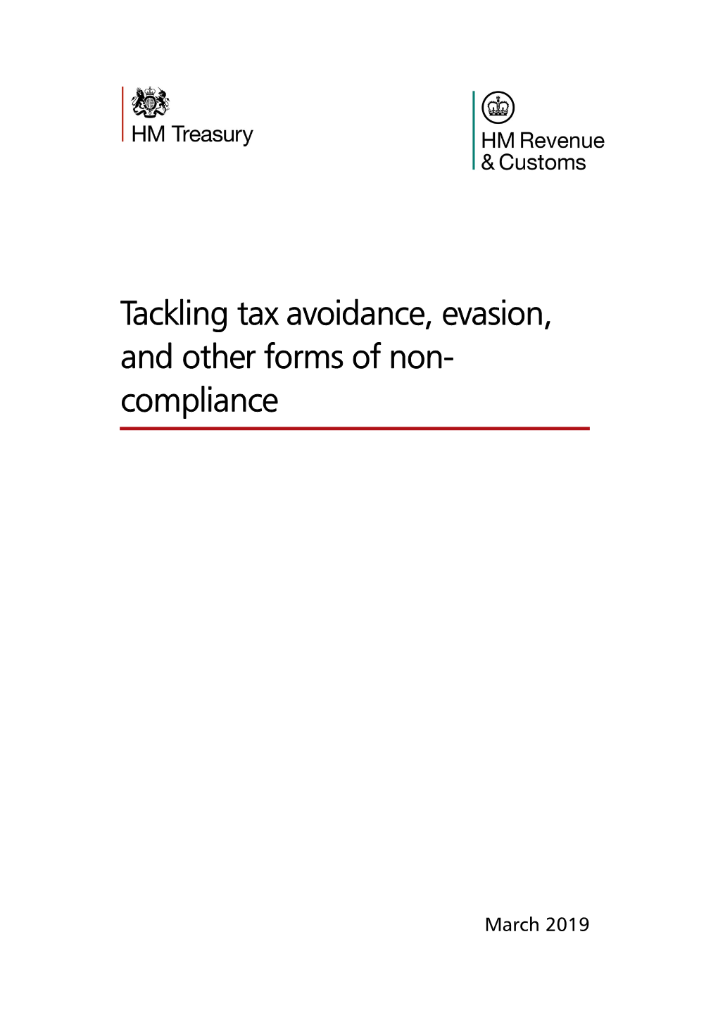 Tackling Tax Avoidance, Evasion and Other Forms of Non-Compliance