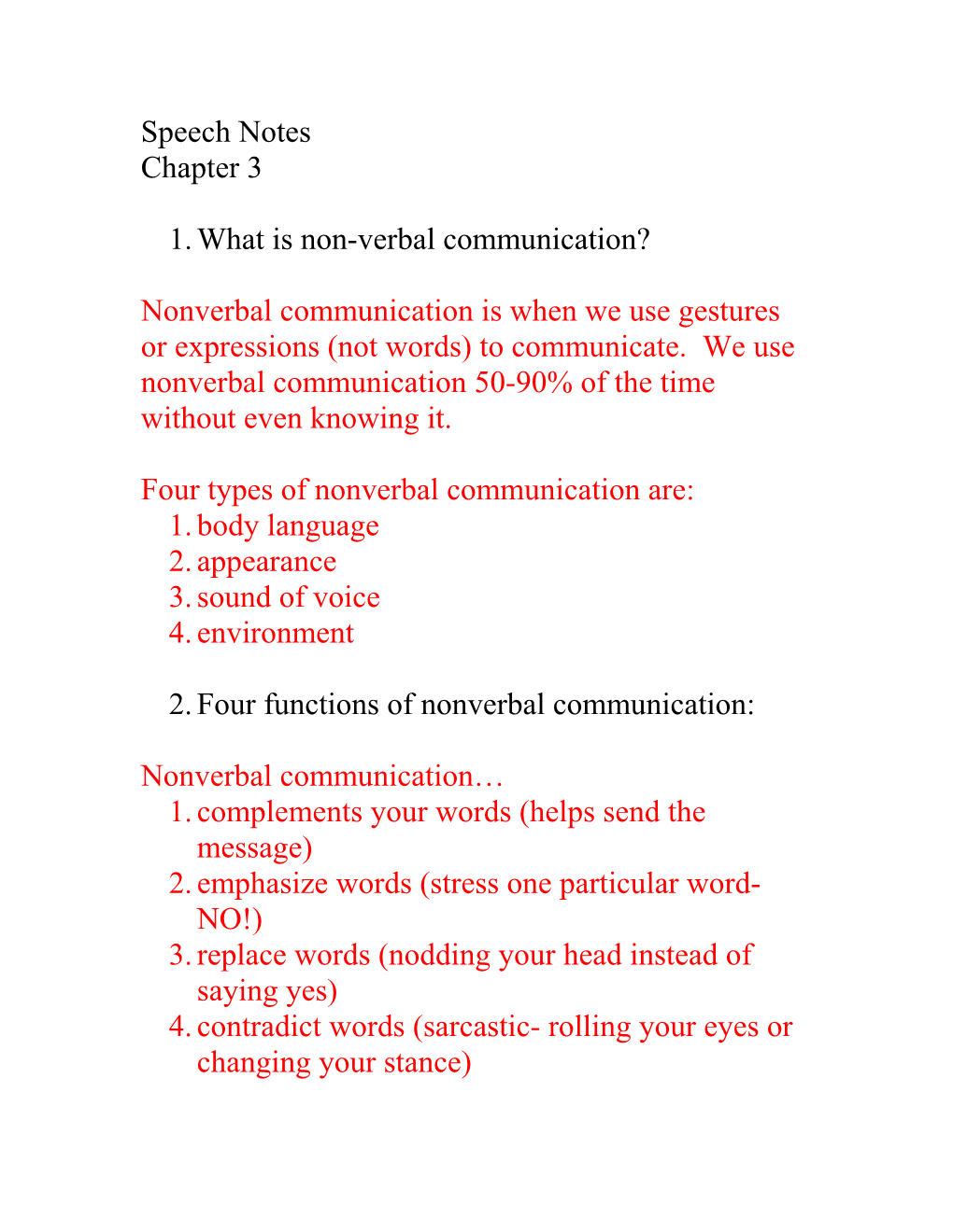 1. What Is Non-Verbal Communication?