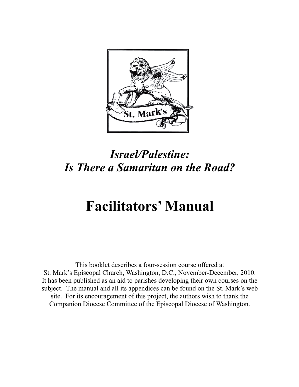 Facilitators' Manual