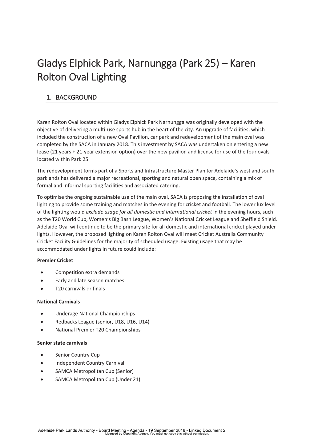 Karen Rolton Oval Lighting