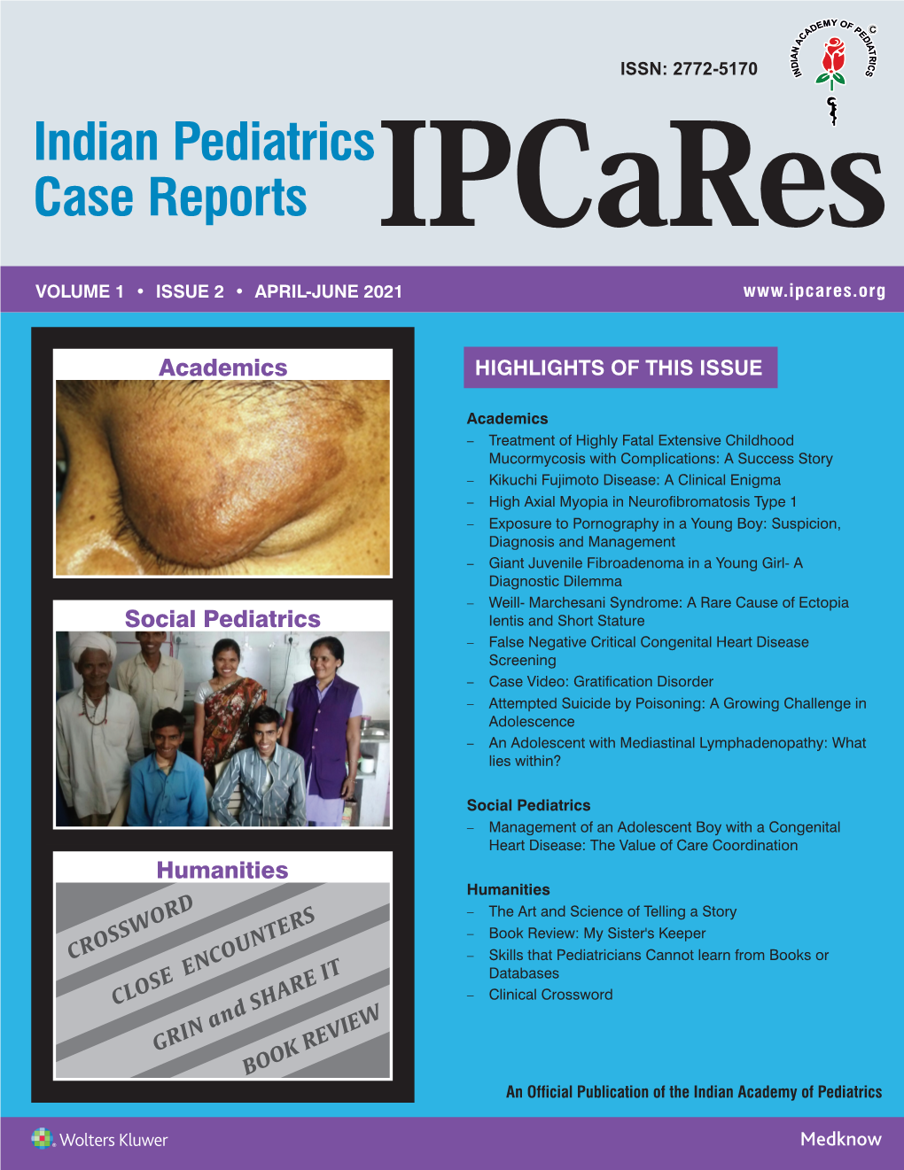 Indian Pediatrics Case Reports Ipcares