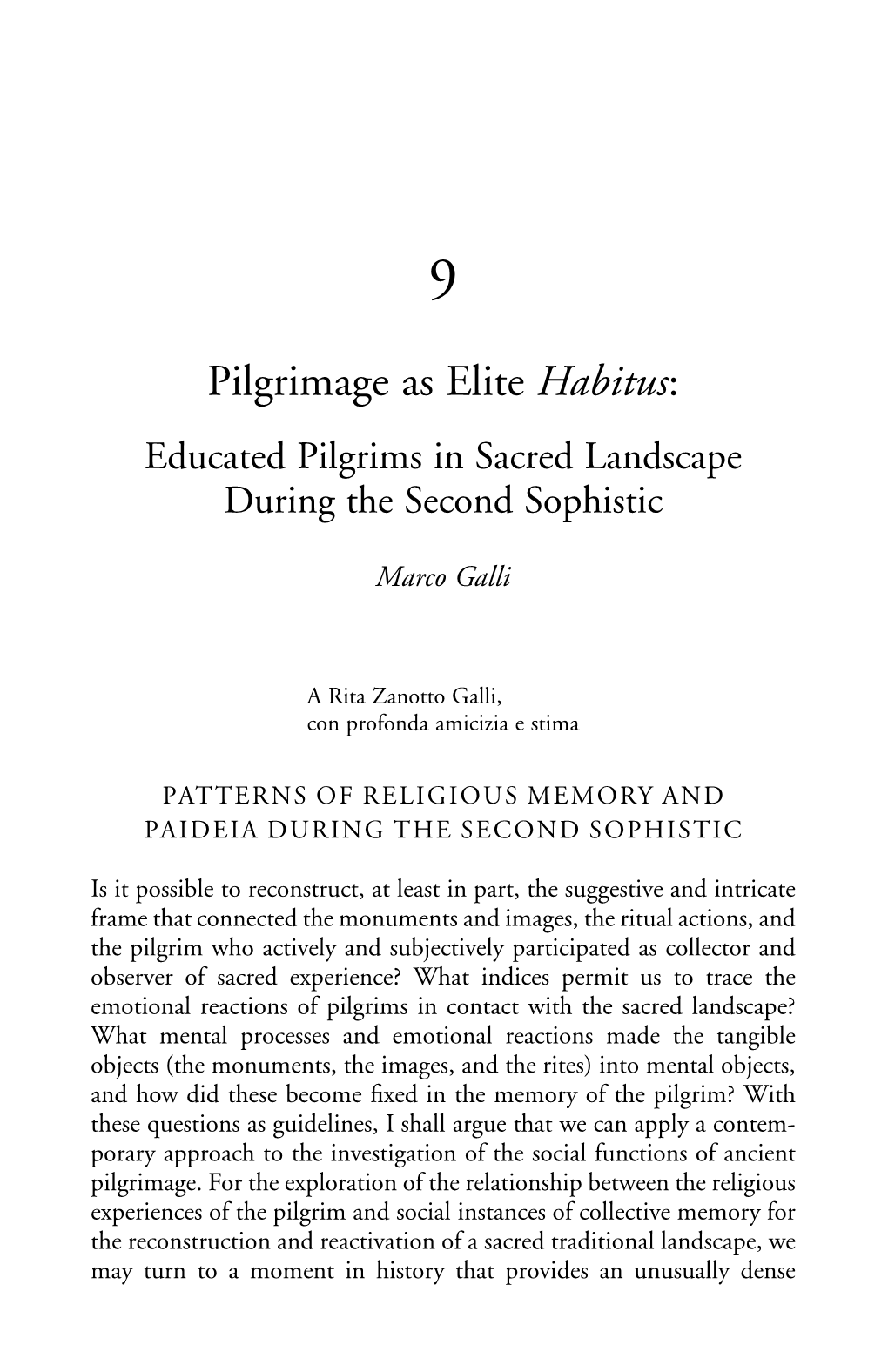 Pilgrimage in Graeco-Roman & Early Christian Antiquity : Seeing the Gods