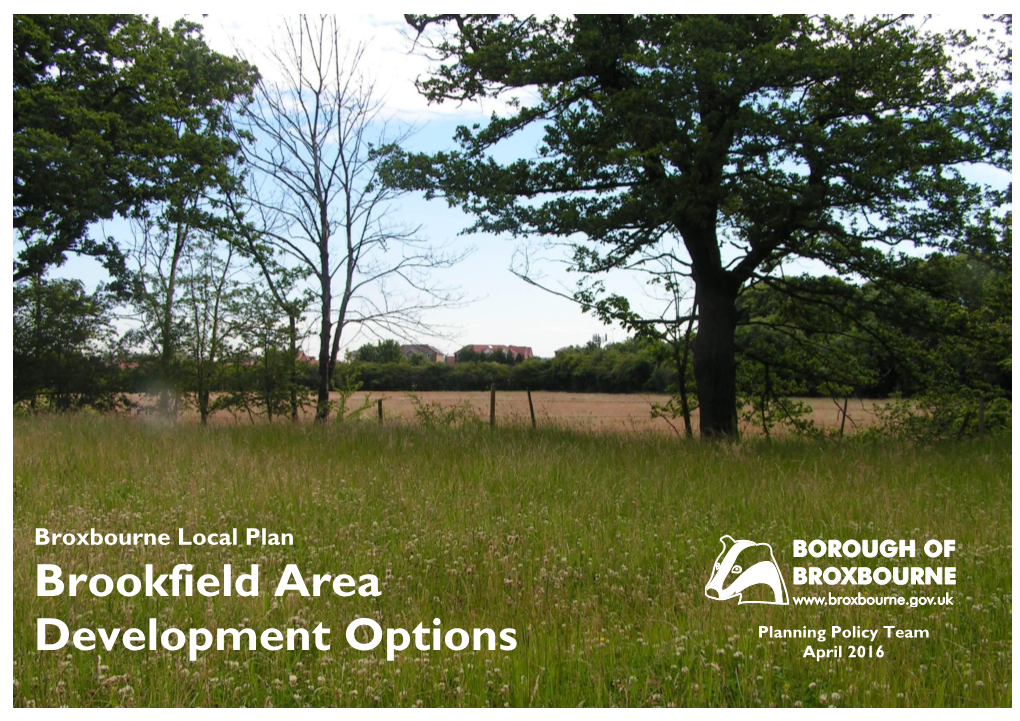 Broxbourne Local Plan Brookfield Area