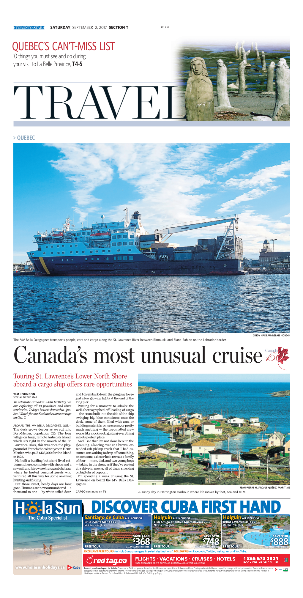 Canada's Most Unusual Cruise