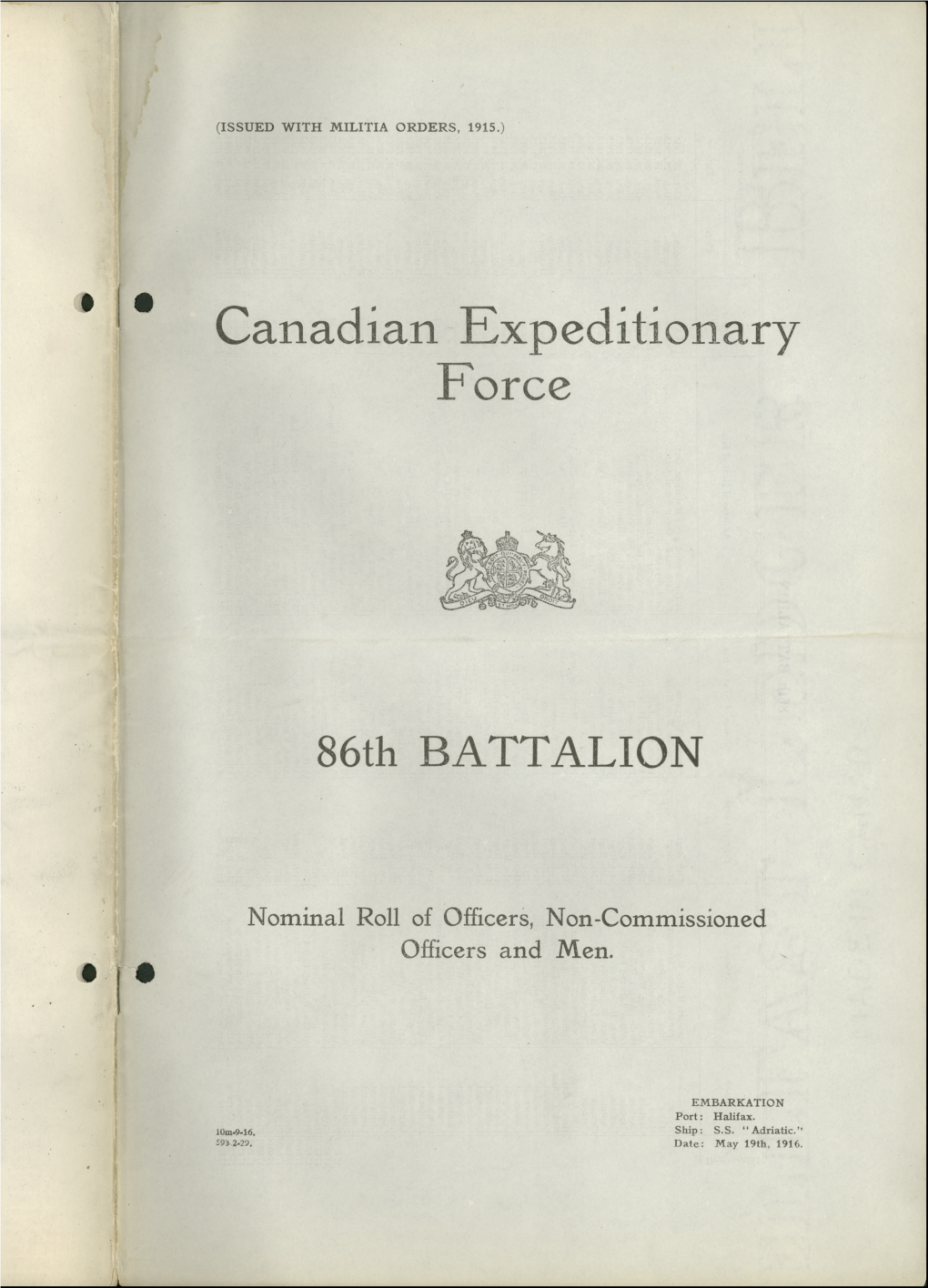 Canadian Expeditionary Force