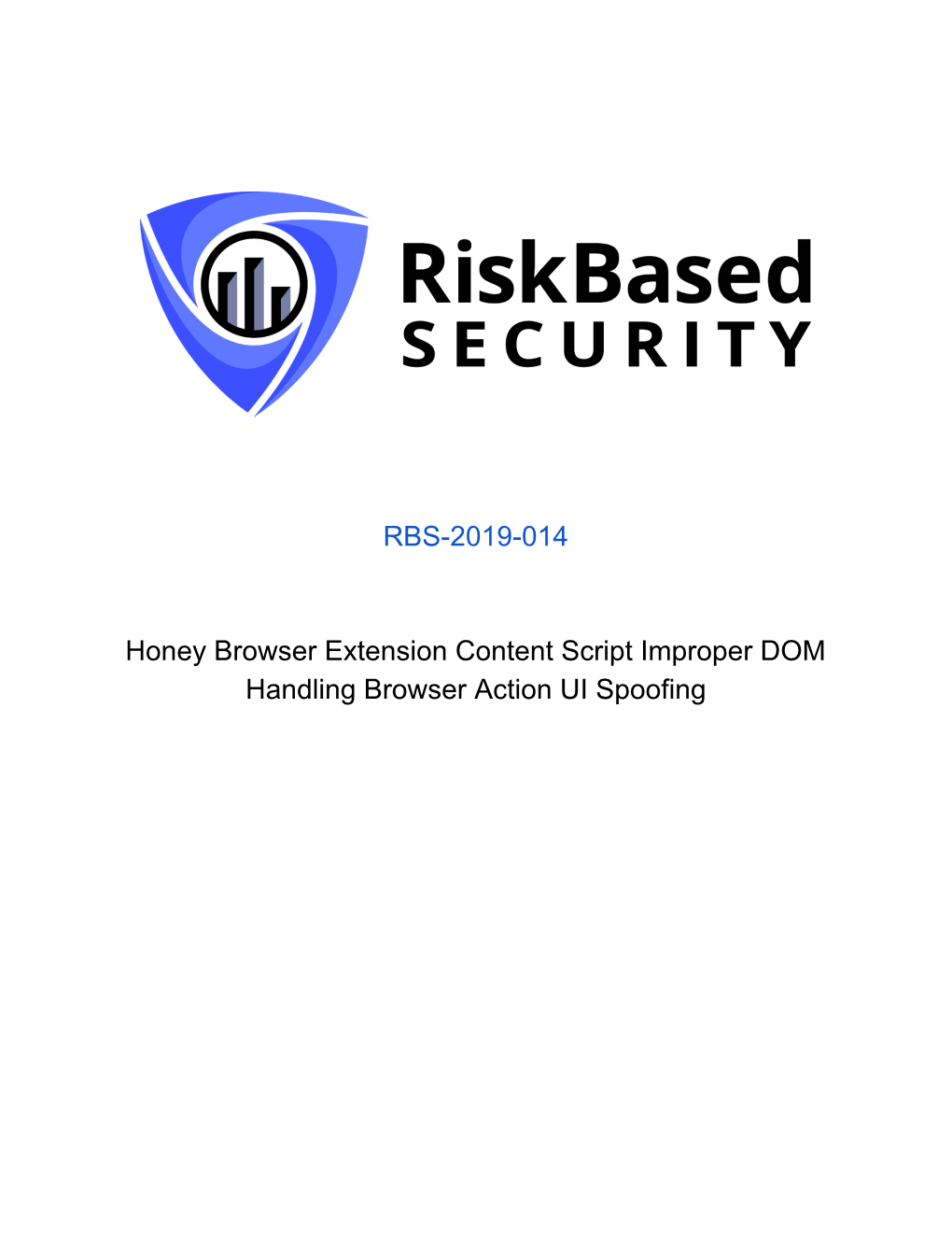 RBS-2019-014 Honey Browser Extension Content Script Improper