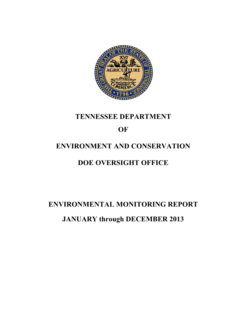 TDEC 2014- TN5288--TDEC 2013-Environmental-Monitoring