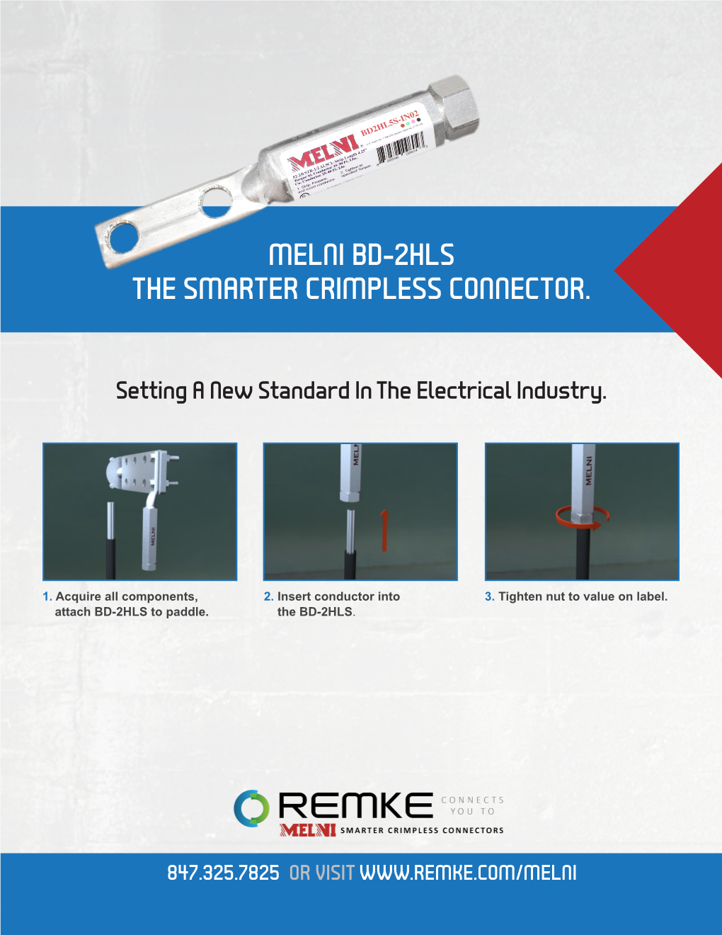 Melni Bd-2Hls the Smarter Crimpless Connector