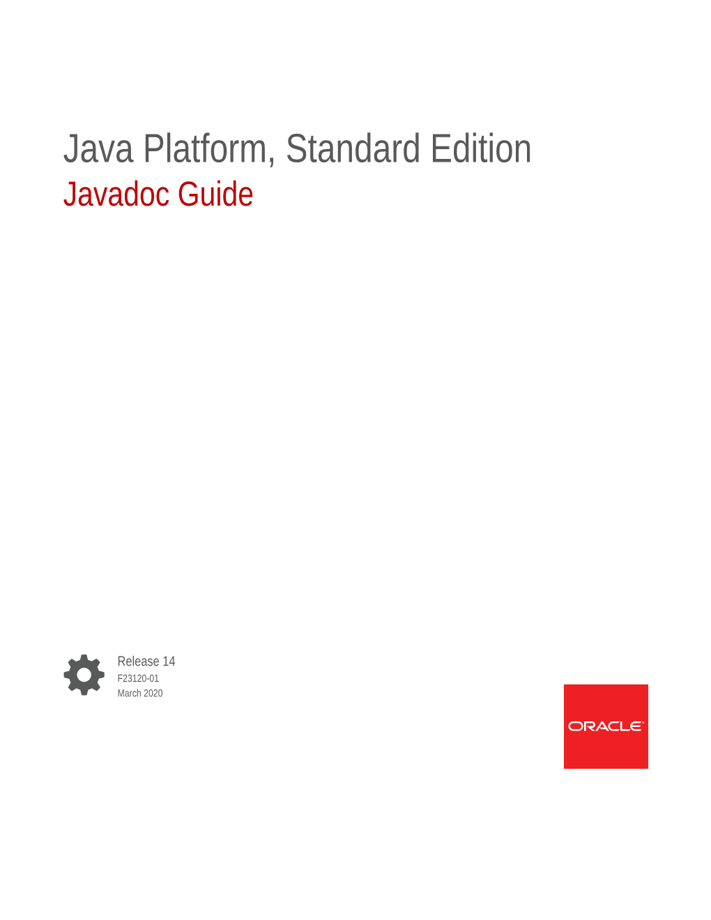 Java Platform, Standard Edition Javadoc Guide