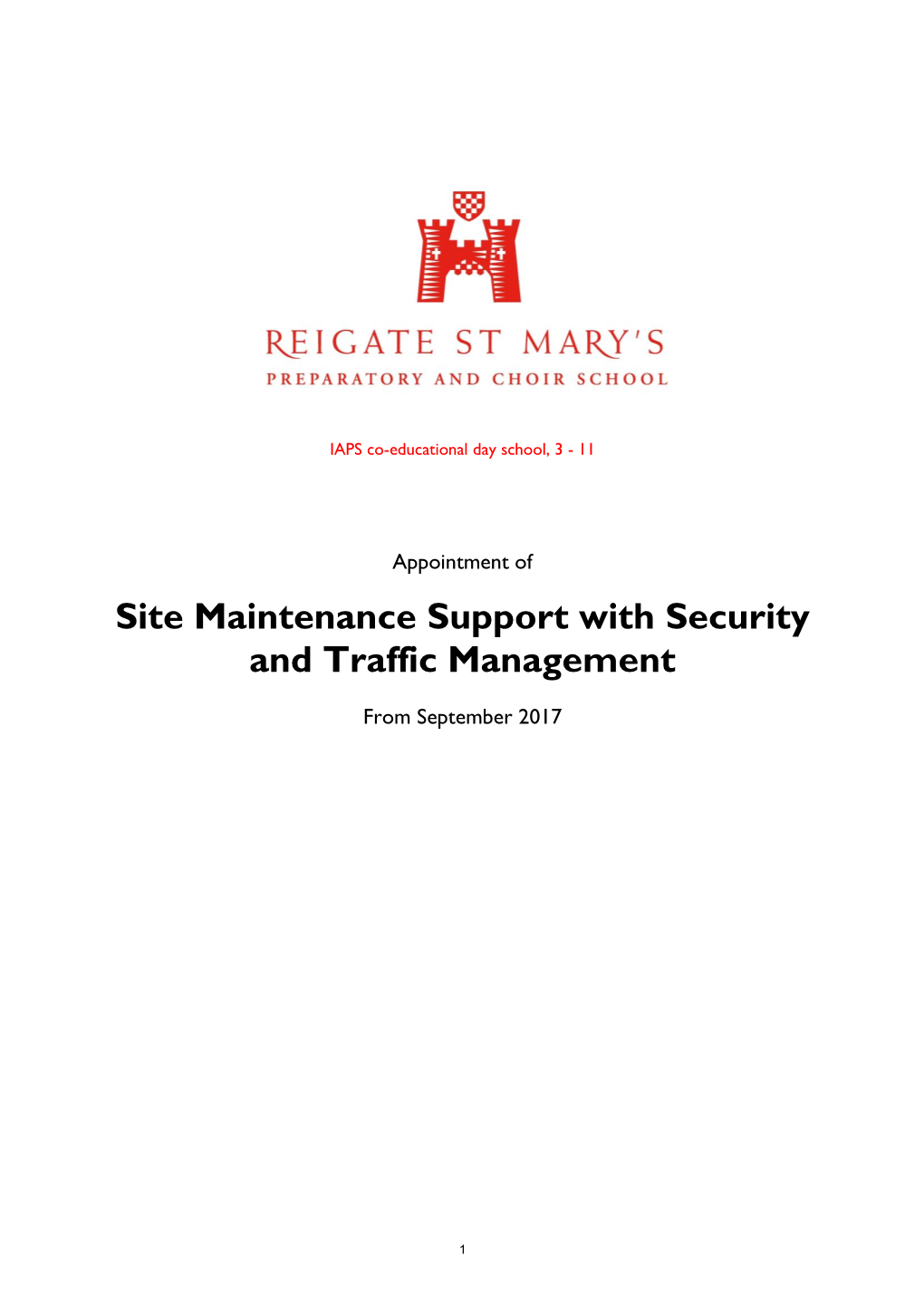 Site Maintenance Support with Security and Traffic Management