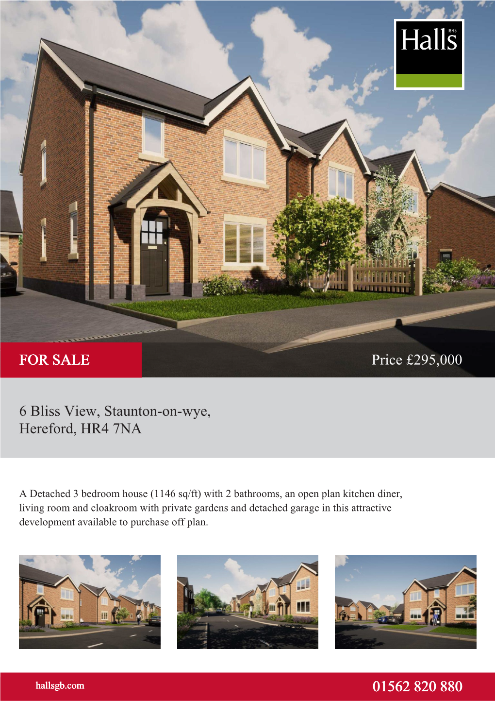 6 Bliss View, Staunton-On-Wye, Hereford, HR4 7NA 01562 820 880