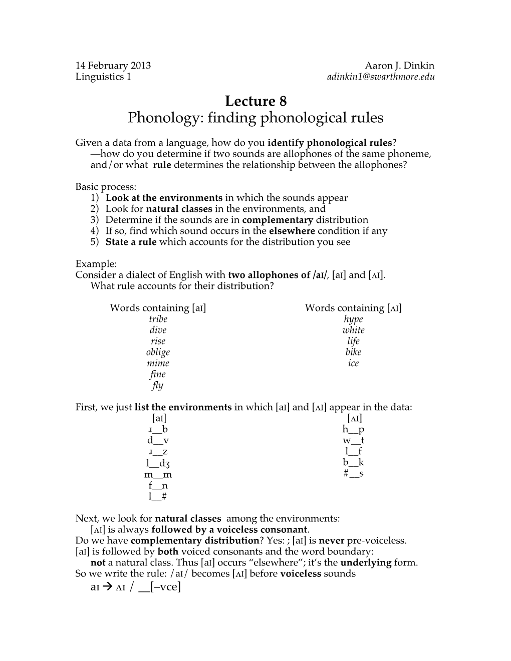 Finding Phonological Rules