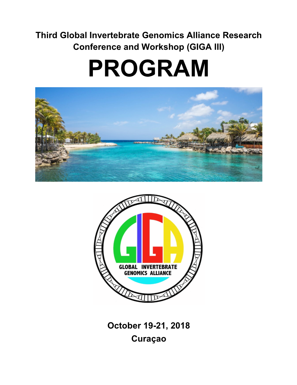 GIGA III Draft Program 12 October 2018