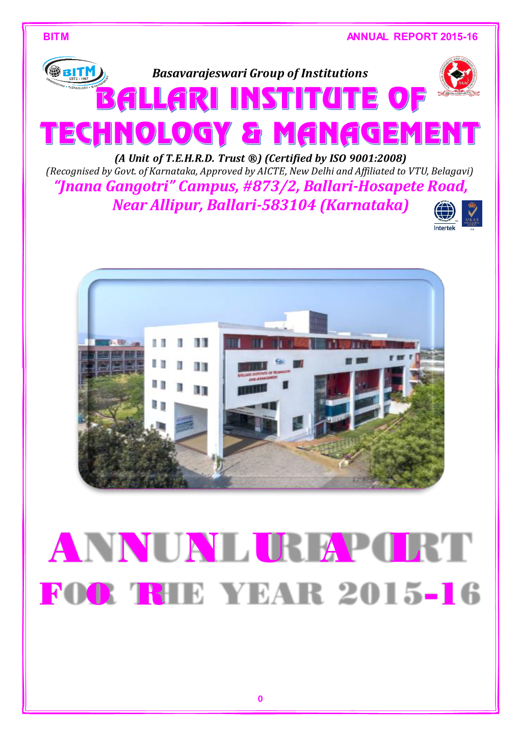 2015-16 Annual Report