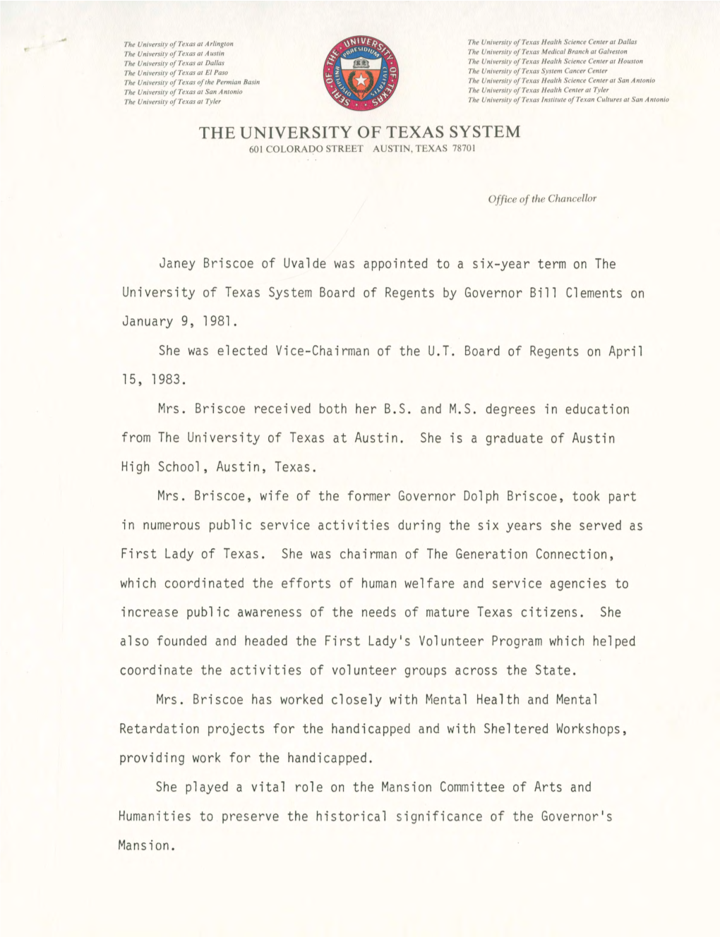 The University of Texas System