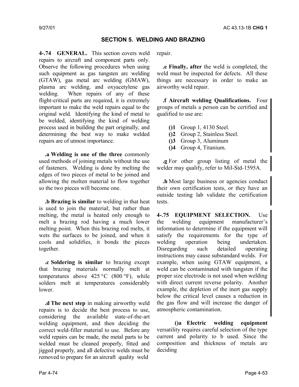 Chapter 2. Welding and Brazing