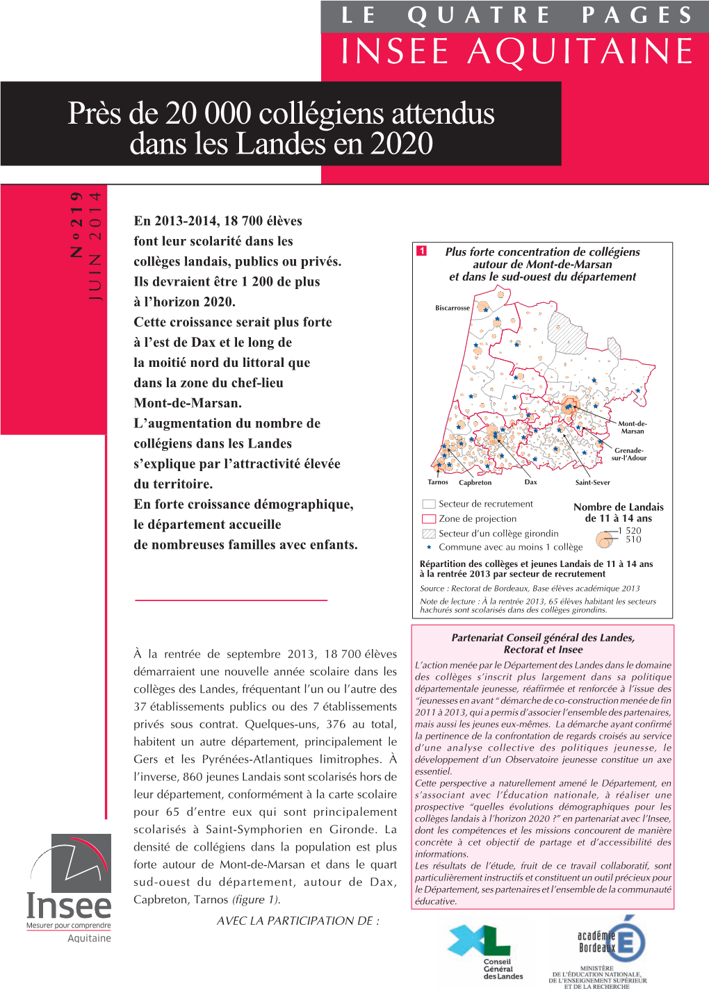 Près De 20 000 Collégiens Attendus Dans Les Landes En 2020