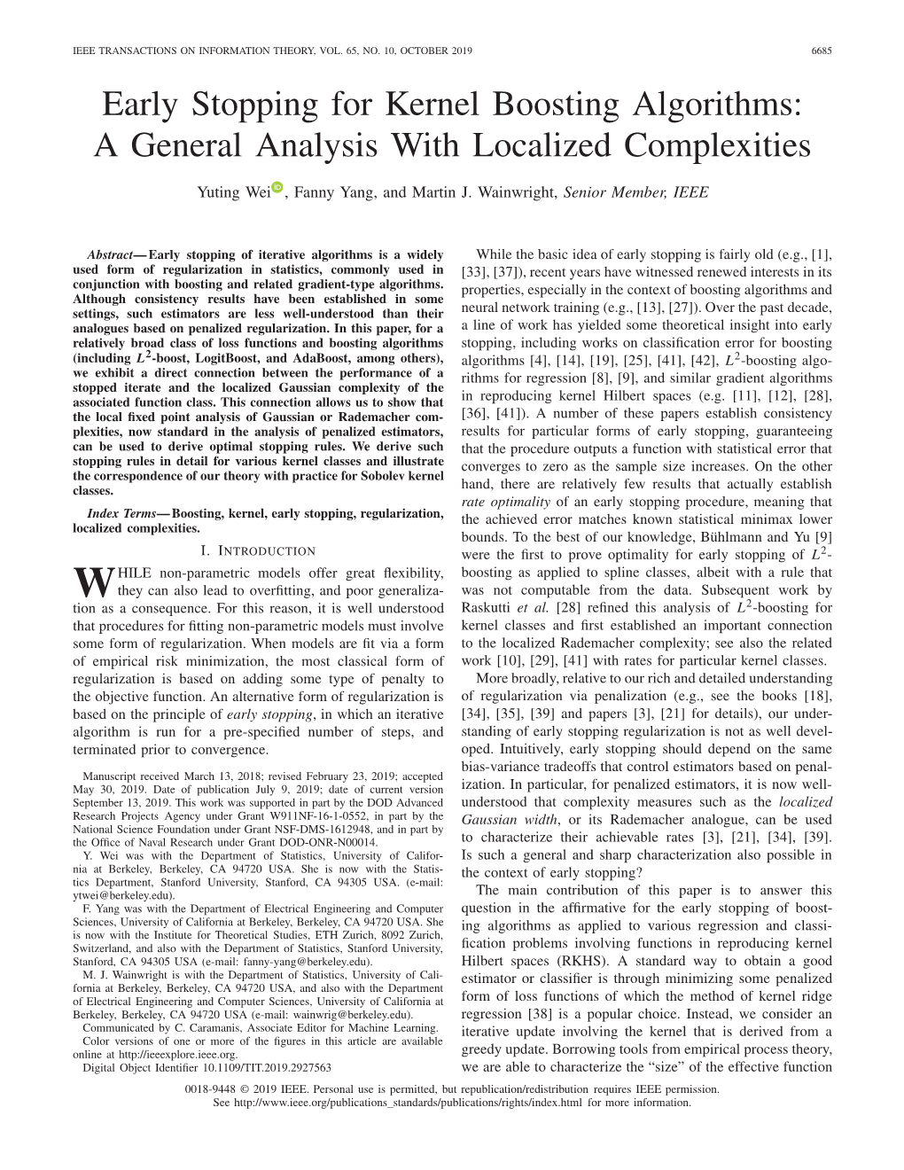 Early Stopping for Kernel Boosting Algorithms: a General Analysis with Localized Complexities