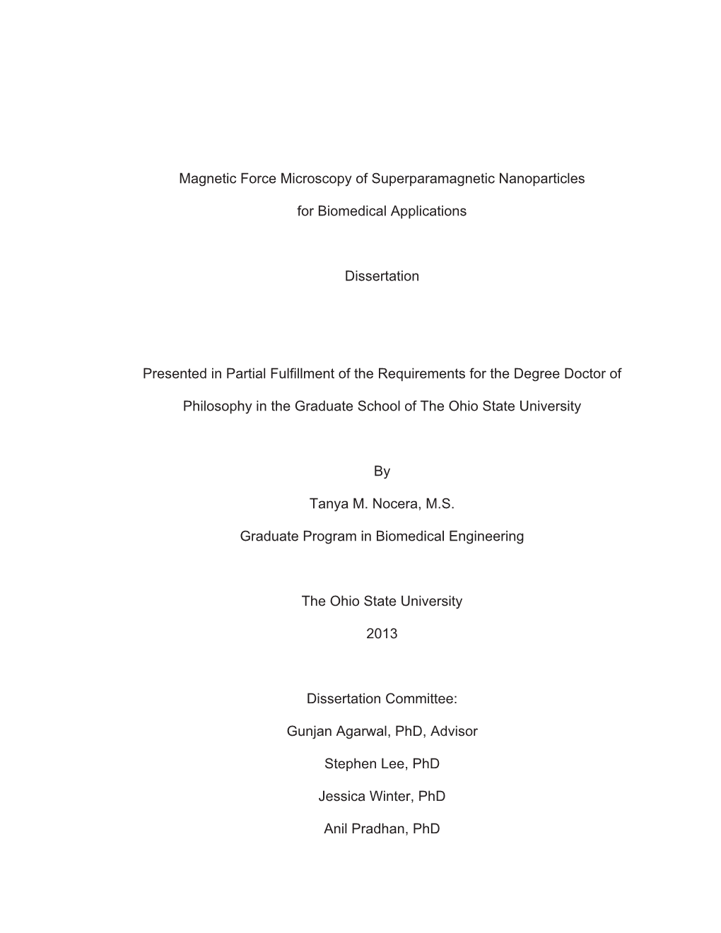 Magnetic Force Microscopy of Superparamagnetic Nanoparticles