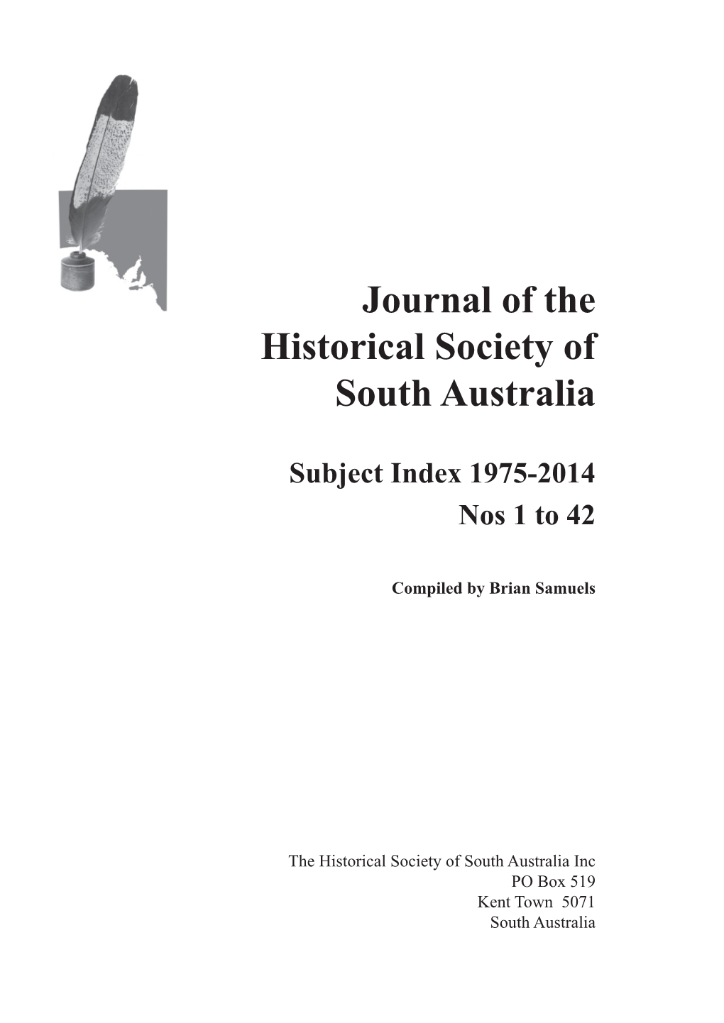 JHSSA Index 2014