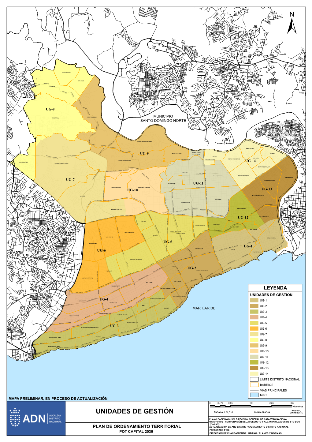 Unidades De Gestión Escala:1:24,310 Escala Gráfica Utm 19 Norte