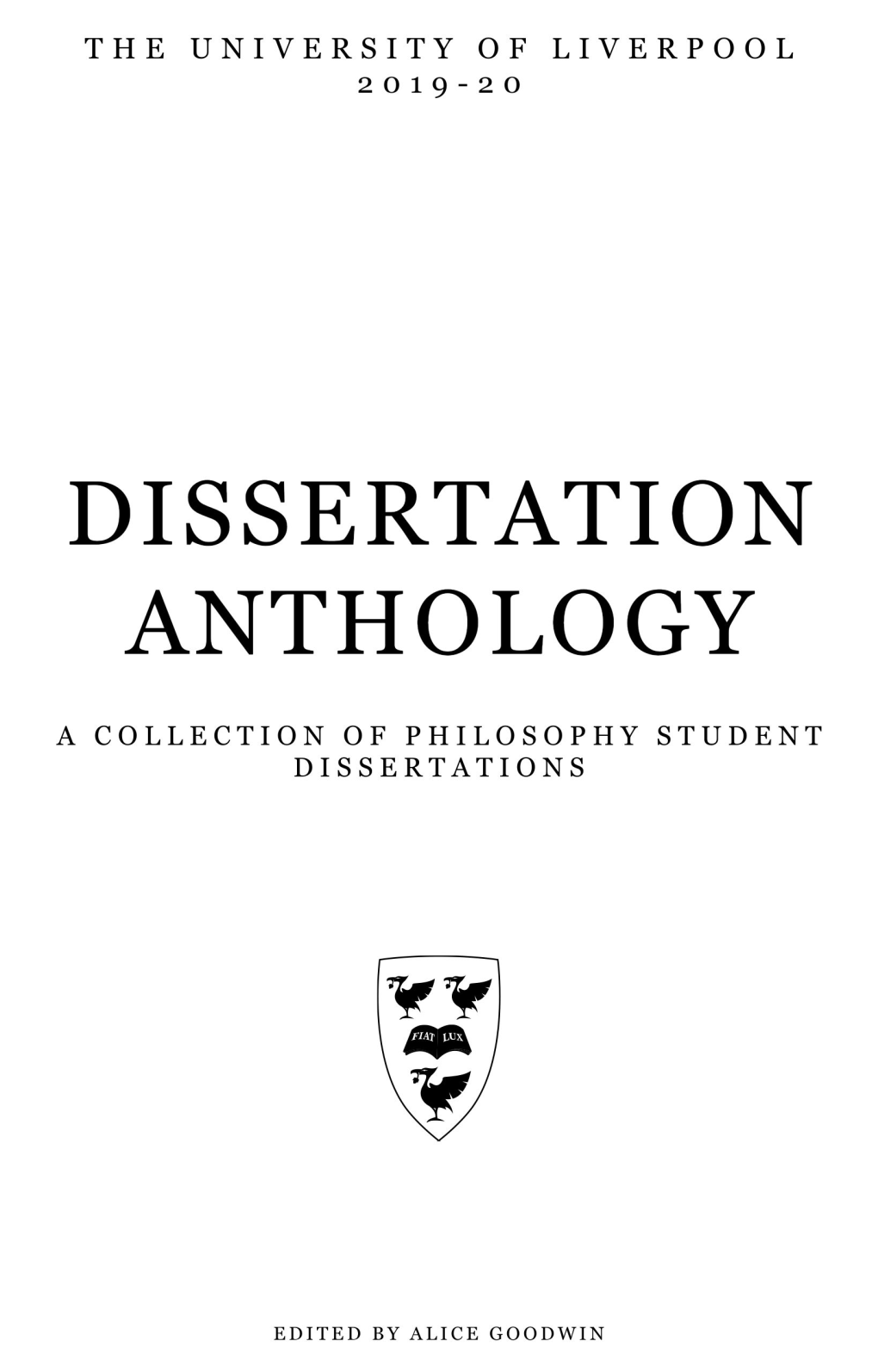 Dissertation Anthology 2019-20