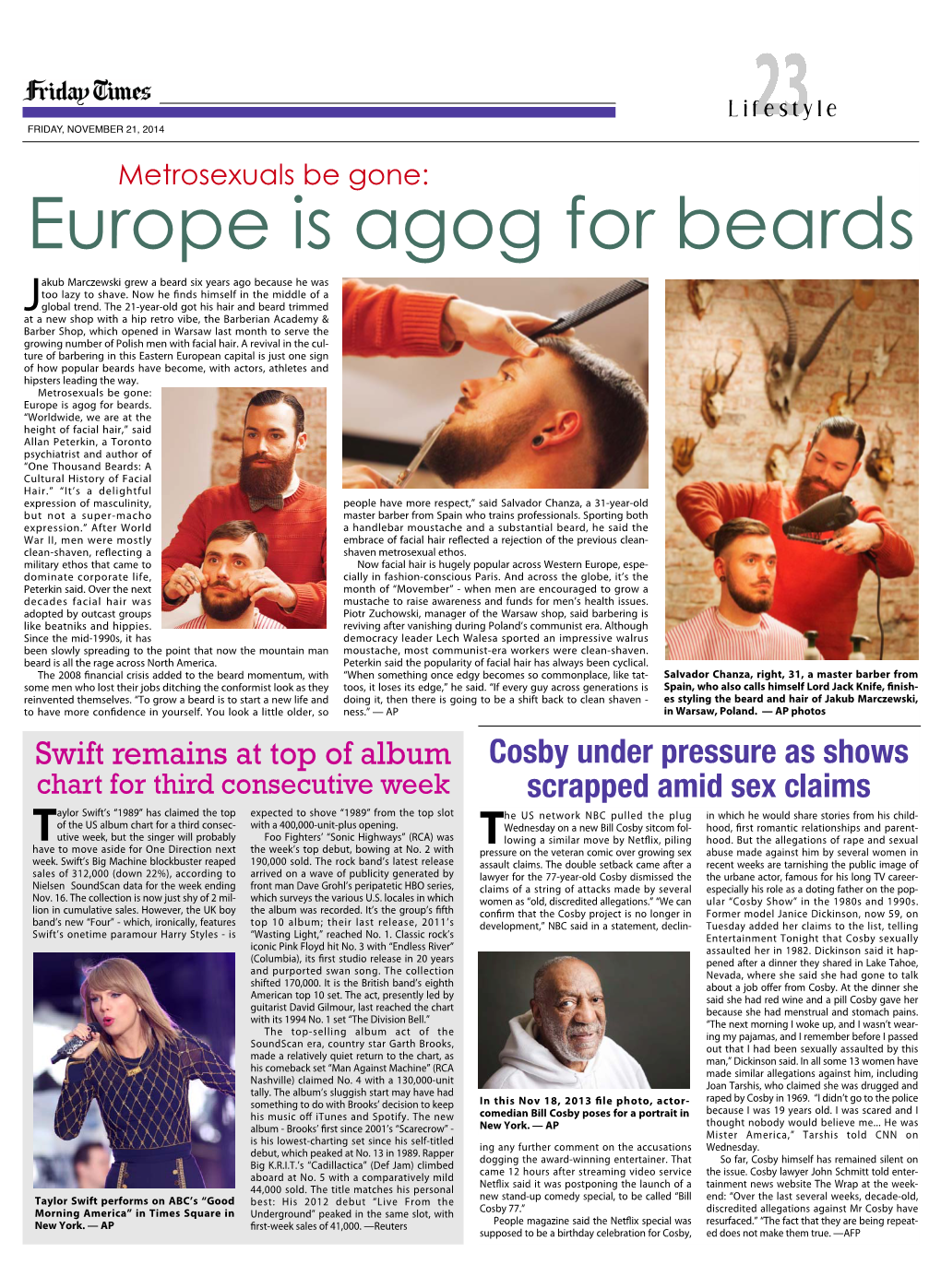 Europe Is Agog for Beards