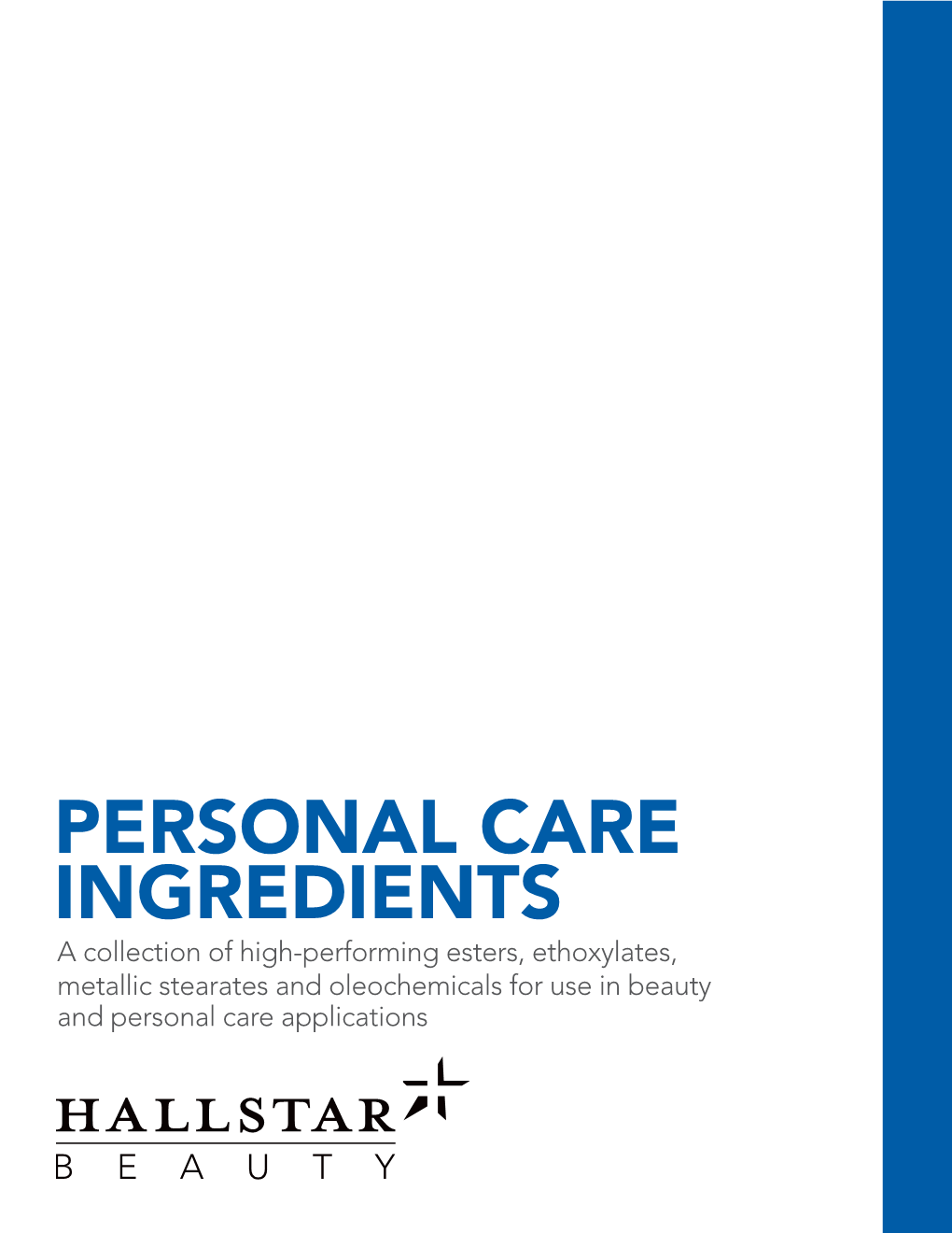 Personal Care Ingredients Brochure