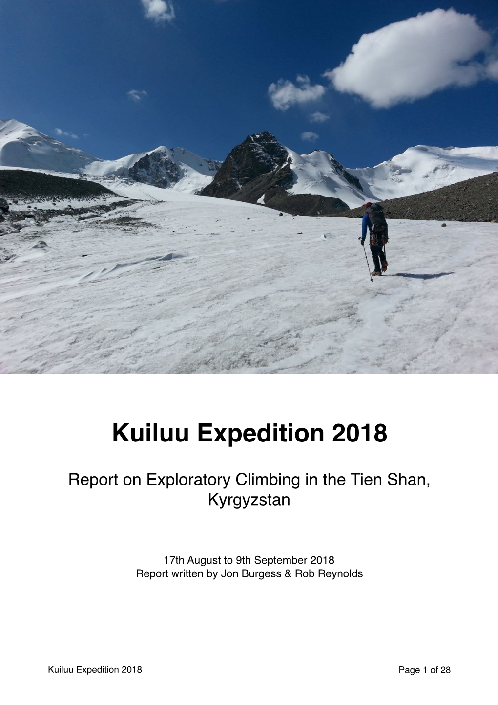 Kuiluu Expedition 2018
