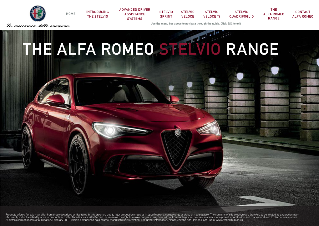 The Alfa Romeo Stelvio Range
