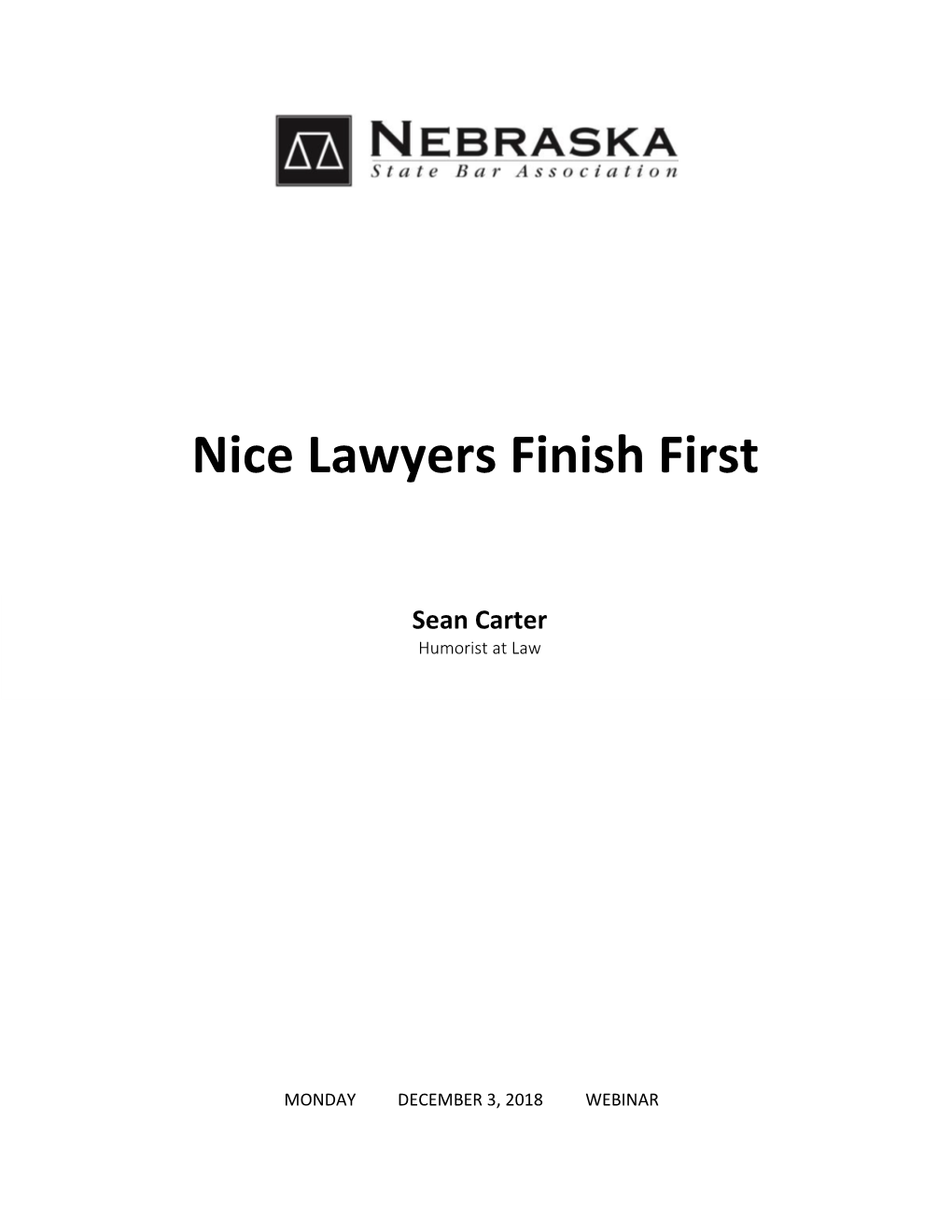 Nice Lawyers Finish First