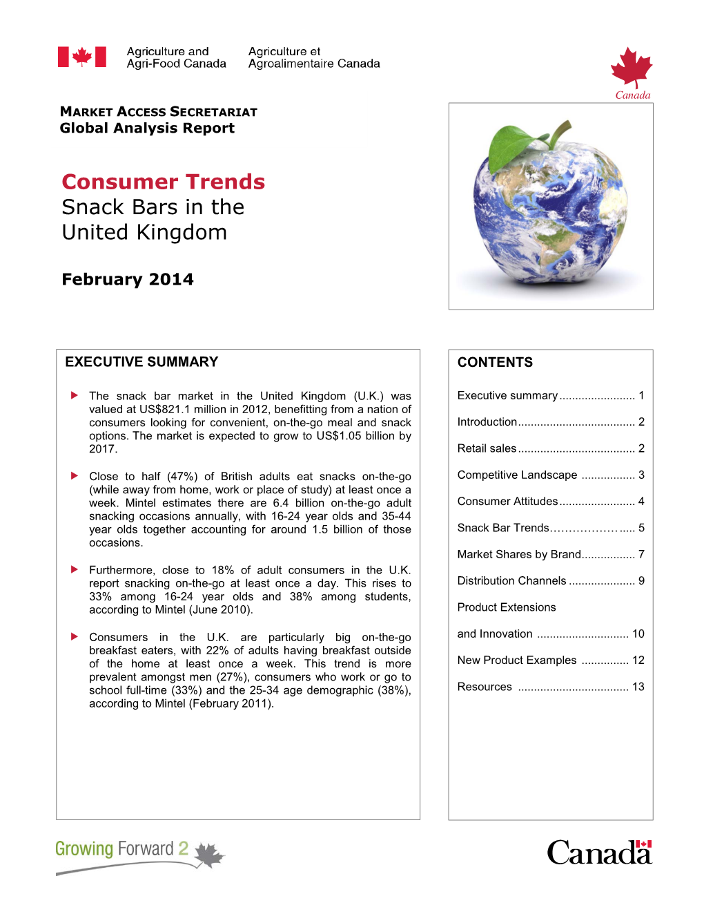 Consumer Trends Snack Bars in the United Kingdom