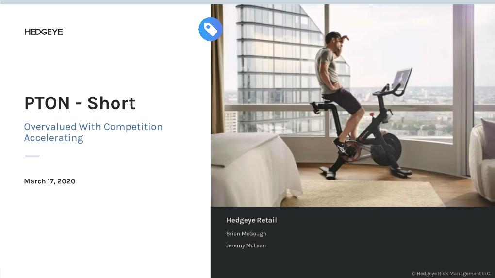 Peloton Interactive $6,245 - X Greater Coverage