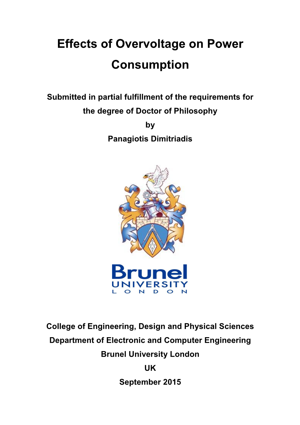 Effects of Overvoltage on Power Consumption