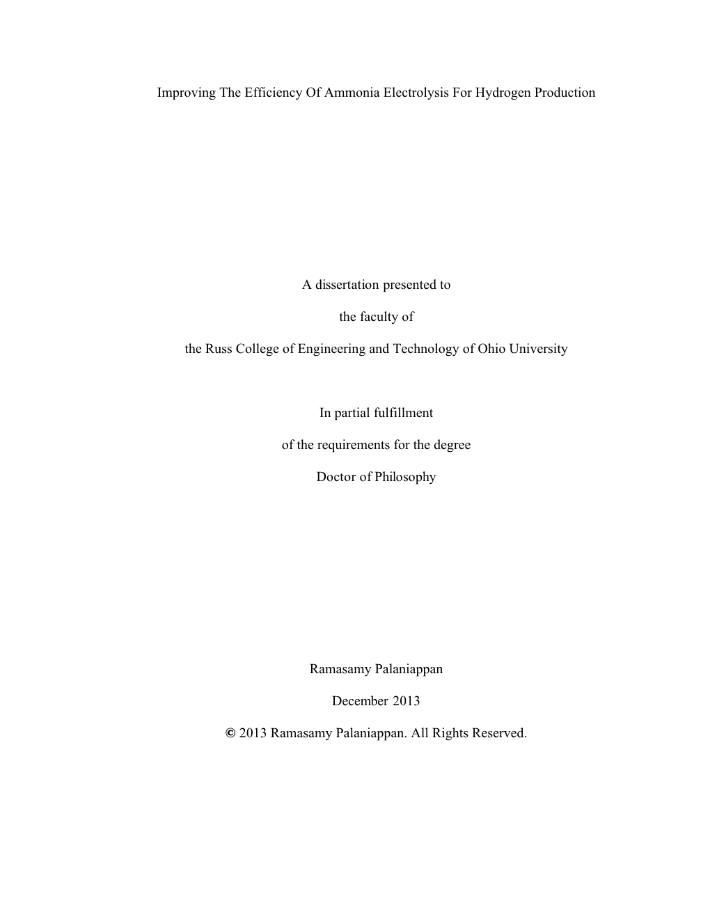 Improving the Efficiency of Ammonia Electrolysis for Hydrogen Production