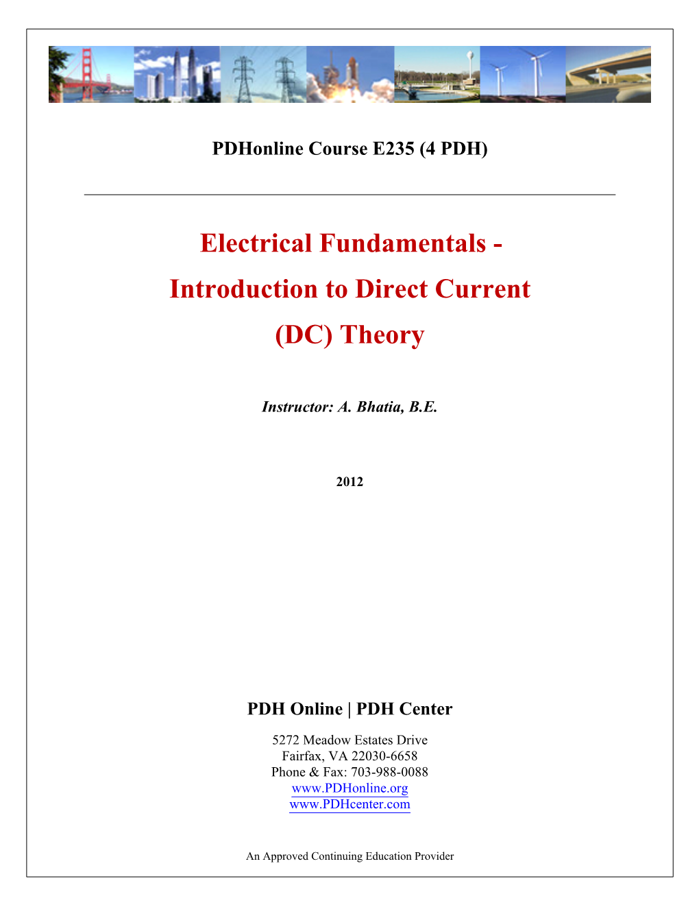 Introduction to Direct Current (DC) Theory