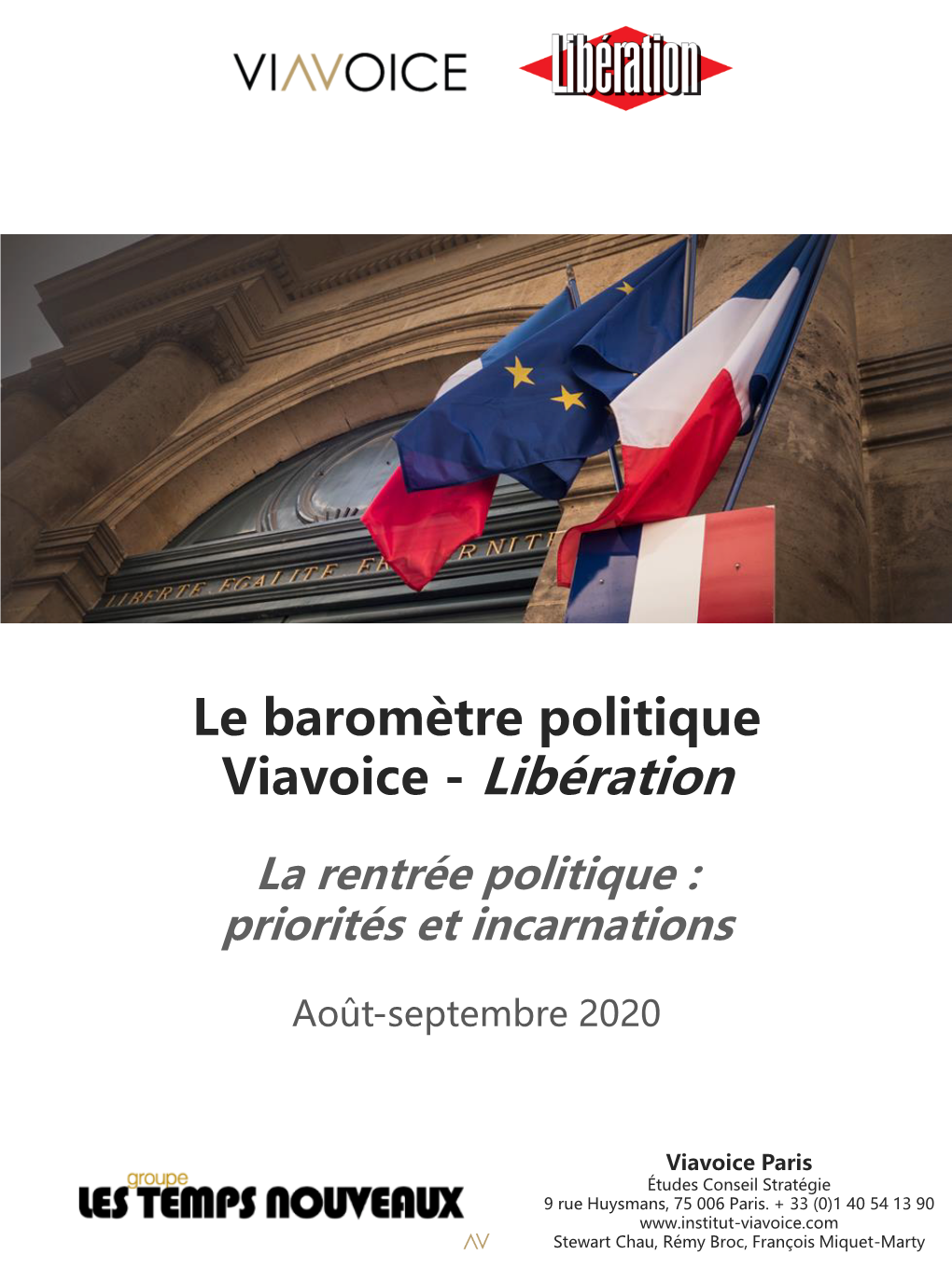 Le Baromètre Politique Viavoice - Libération