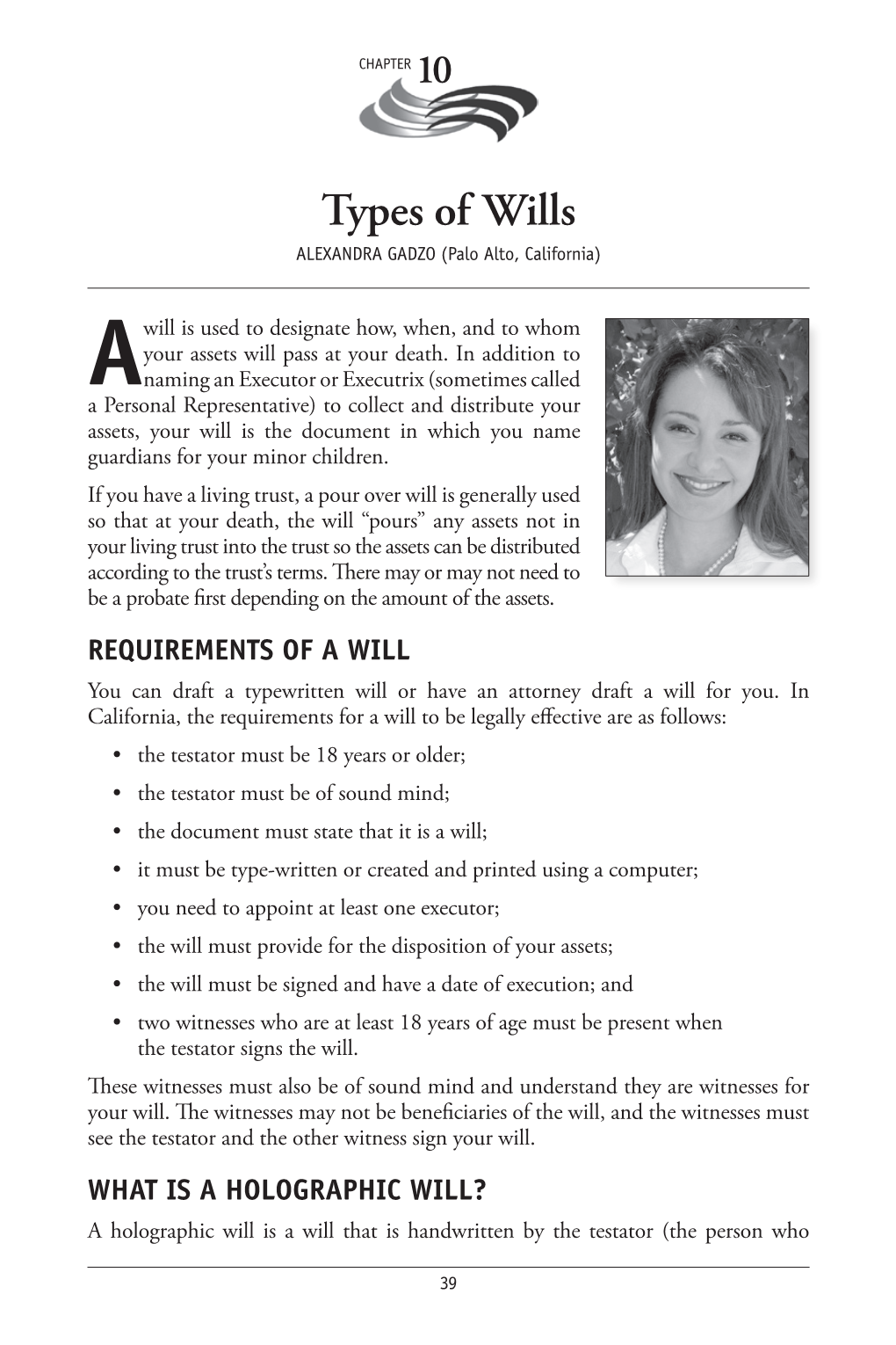 Types of Wills Alexandra Gadzo (Palo Alto, California)