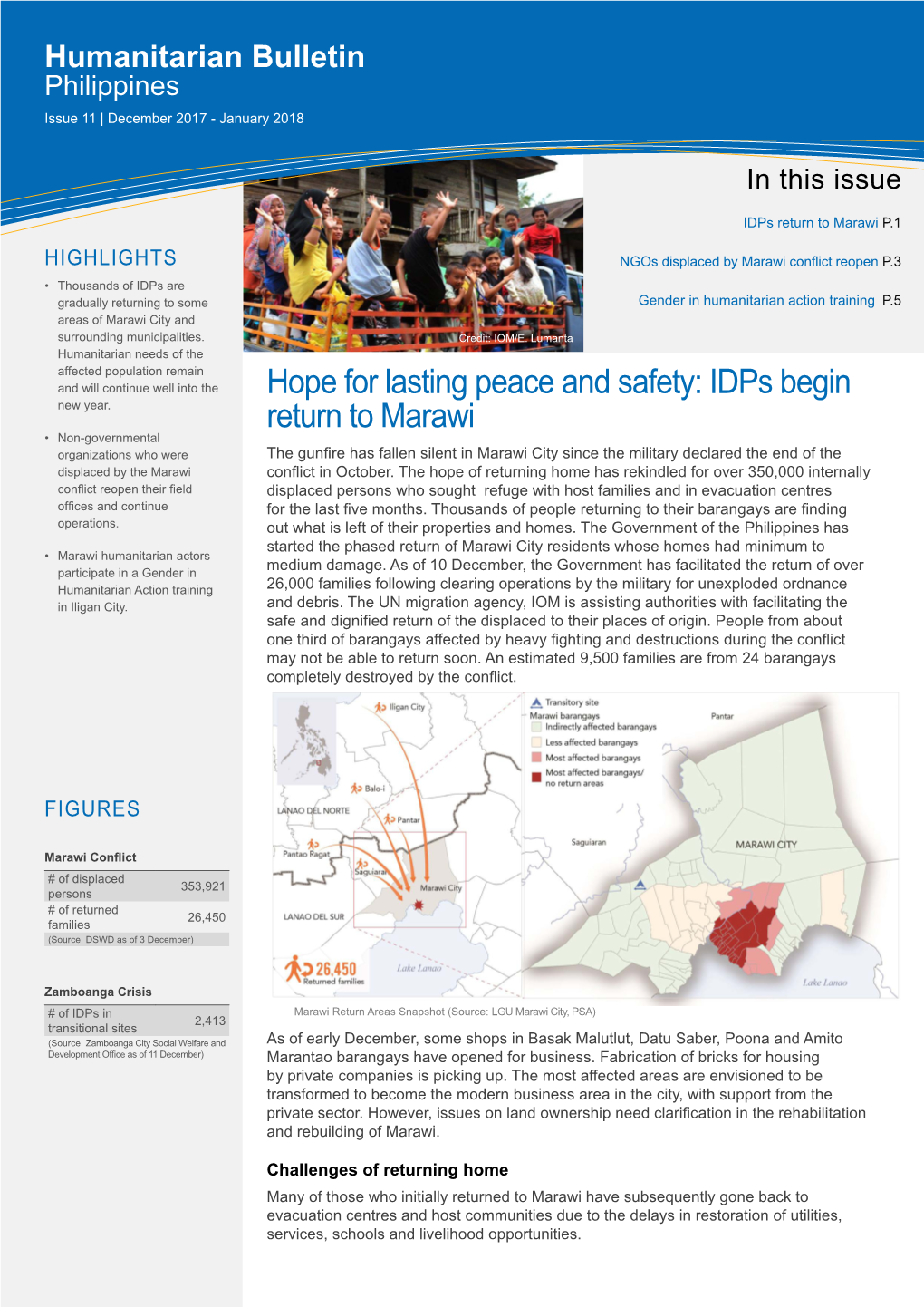 Idps Begin Return to Marawi