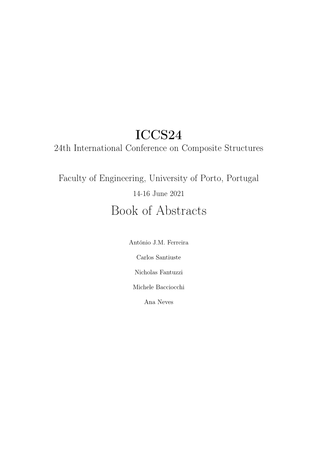 ICCS24 Book of Abstracts