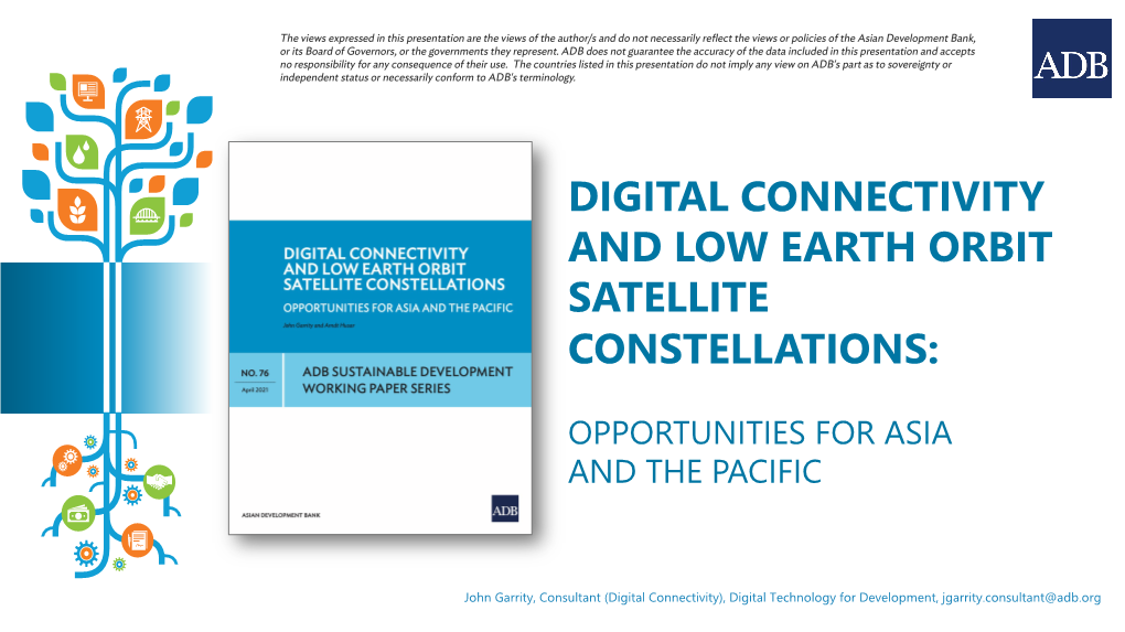 Opportunities for Asia and the Pacific