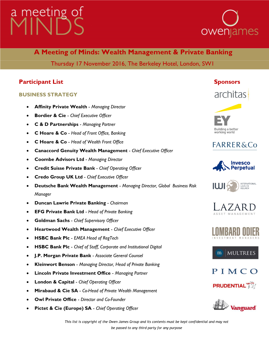 Wealth Management & Private Banking